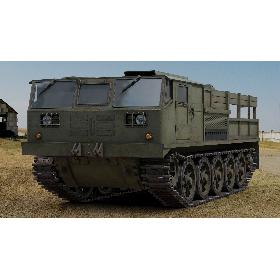 3D model ATS 59G Artillery Tractor